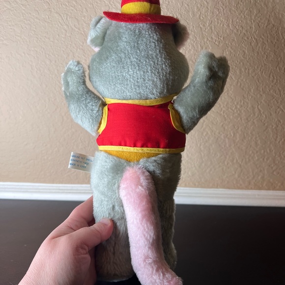 Vintage 1980’s 13.5” Chuck E. Cheese’s Pizza Time Theater Anthropomorphic Rat - Picture 7 of 9